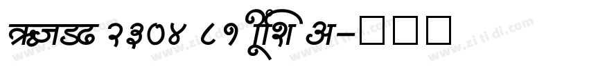 GOST 2304 81 type A字体转换